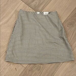 Wilfred Black and Gold Mini A-Line Skirt for Work